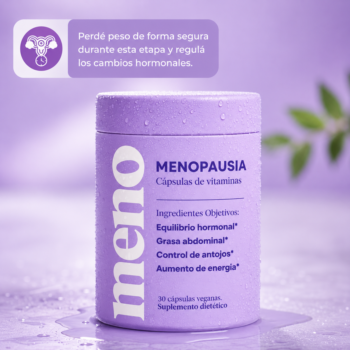 MENO® l Cápsulas Adelgazantes Menopausia - 50% OFF